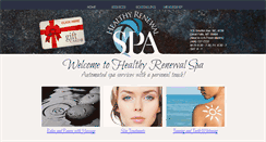 Desktop Screenshot of healthyrenewalspa.com